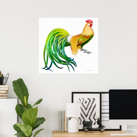 Phoenix Rooster Print (Thuiskantoor)