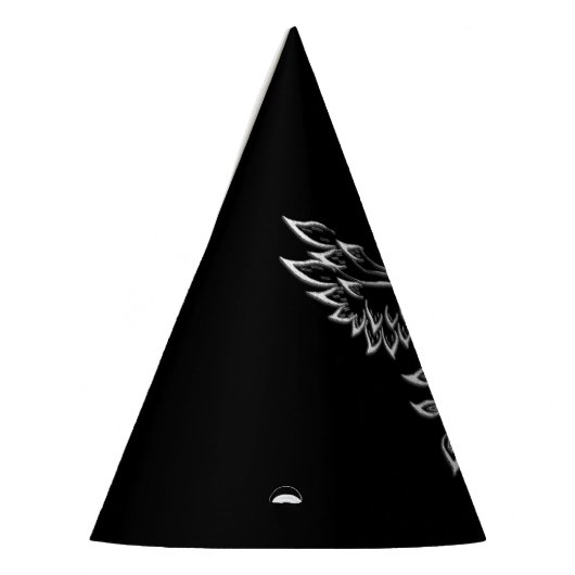 Phoenix ruist op zwart feesthoedjes (Links)