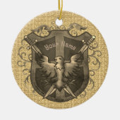 Phoenix Schild Keramisch Ornament (Voorkant)