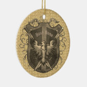 Phoenix Shield  Keramisch Ornament (Rechts)