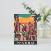 Phoenix Silhouette, Reizen Briefkaart (Staand voorkant)