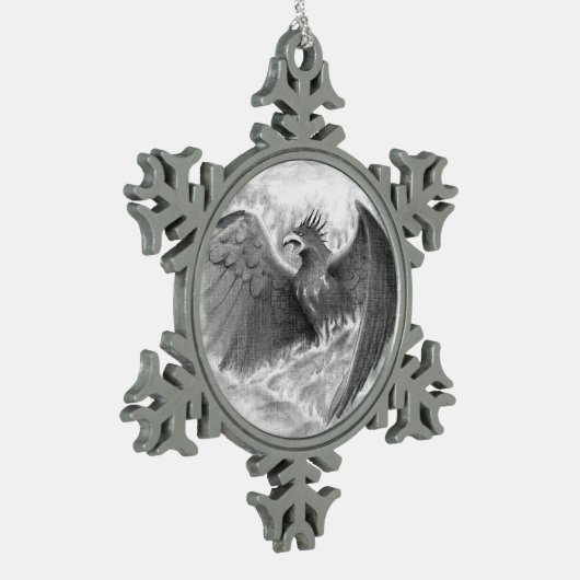 Phoenix Sketch Ornament (Links)