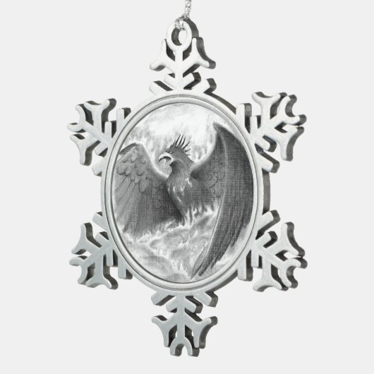 Phoenix Sketch Ornament (Rechts)
