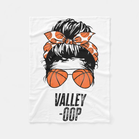 Phoenix Sketll Valley - Boop Messy Bun Sun Sketll  Fleece Deken (Voorkant)