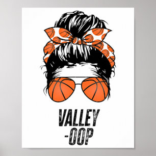 Phoenix Sketll Valley - Boop Messy Bun Sun Sketll  Poster