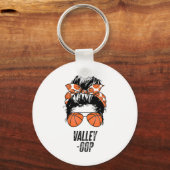 Phoenix Sketll Valley - Boop Messy Bun Sun Sketll  Sleutelhanger (Voorkant)