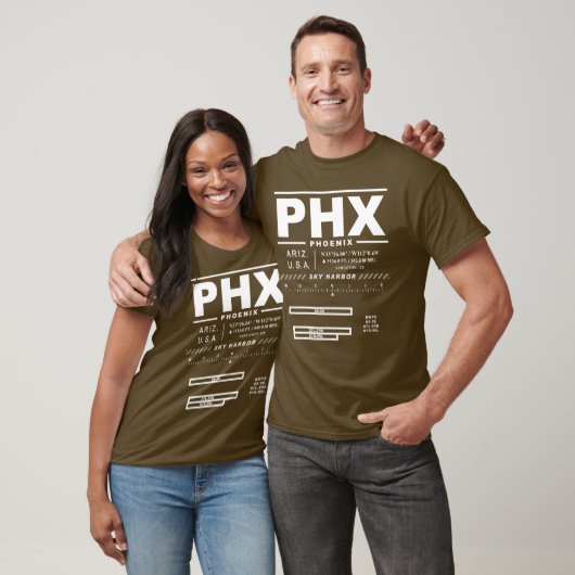 Phoenix Sky Harbor Int'l Airport PHX T-shirt (Unisex)