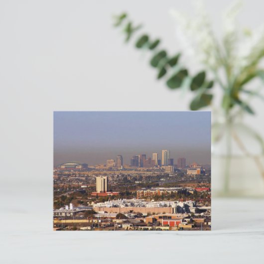 Phoenix Skyline, Arizona Briefkaart (Staand voorkant)