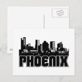 Phoenix Skyline Briefkaart (Voorkant / Achterkant)