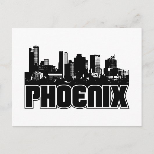 Phoenix Skyline Briefkaart (Voorkant)