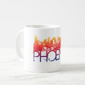 Phoenix Skyline Design Koffiemok (Voorkant links)