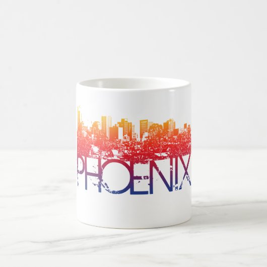Phoenix Skyline Design Koffiemok (Center)