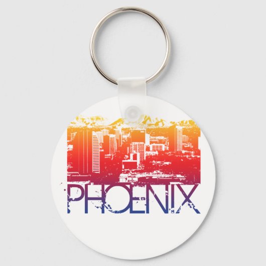 Phoenix Skyline Design Sleutelhanger (Voorkant)