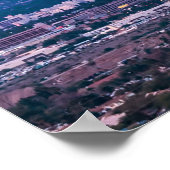 Phoenix Skyline Pink Twilight Poster (Hoek)