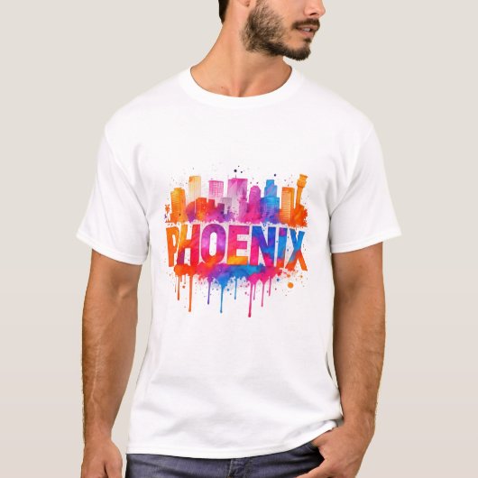 Phoenix Skyline T-shirt (Voorkant)
