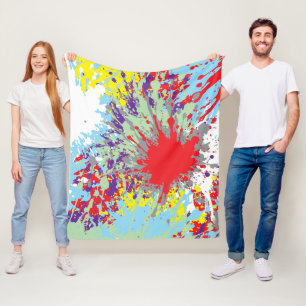 Phoenix Splash Fleece Deken
