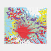 Phoenix Splash Fleece Deken (Voorkant (Horizontaal))