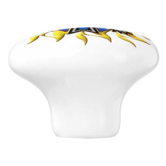 Phoenix Star Ceramic Knob. Keramische Knop (Zijkant)