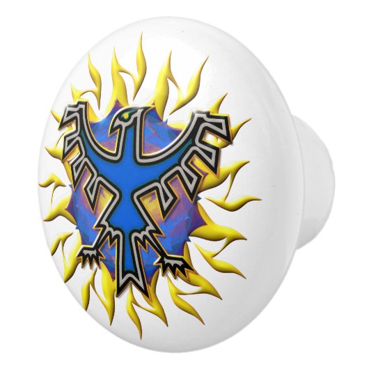 Phoenix Star Ceramic Knob. Keramische Knop (Rechts)