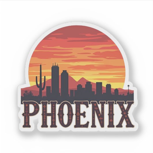 Phoenix Sticker (Voorkant)