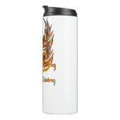 Phoenix stijgt boven de as thermosbeker (Geroteerd rechts)