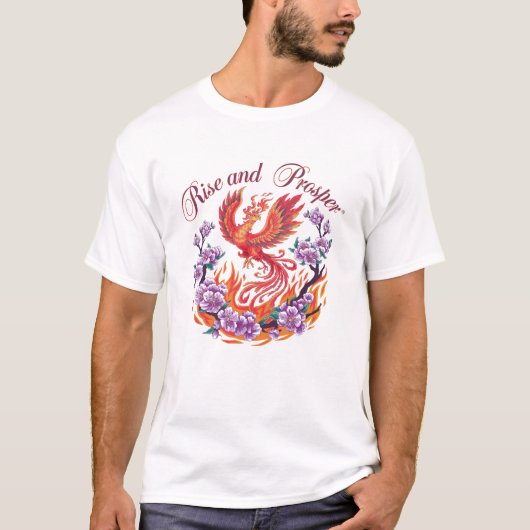 Phoenix stijgt nieuwjaar t-shirt (Voorkant)