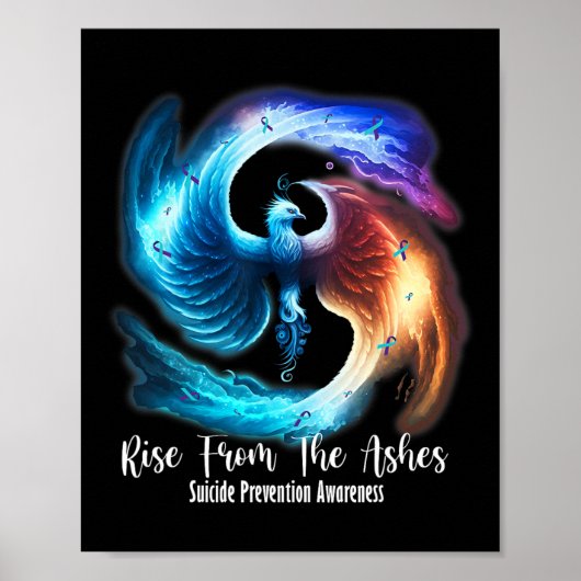 Phoenix stijgt op uit de Ashes Suicide Prevention  Poster (Voorkant)