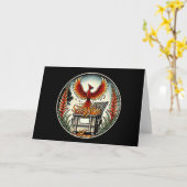 Phoenix stijgt op uit de vuilnisbakken kaart (Gele Bloem)