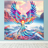 Phoenix Sunrise Canvas Afdruk (Insitu (Houten vloer))