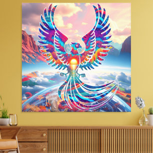 Phoenix Sunrise Canvas Afdruk