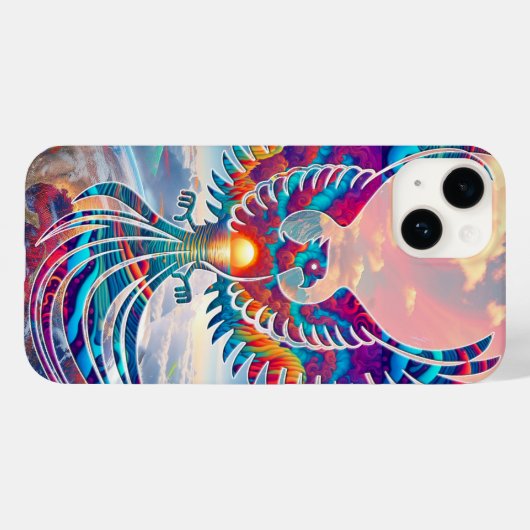 Phoenix Sunrise Case-Mate iPhone Case (Achterkant (horizontaal))