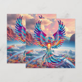 Phoenix Sunrise Feestdagenkaart (Voorkant / Achterkant)