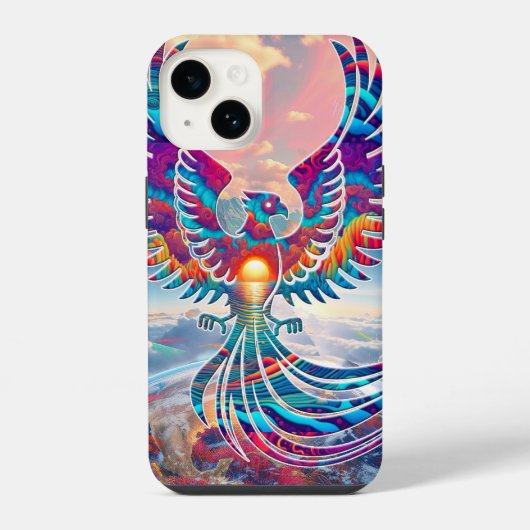 Phoenix Sunrise iPhone Hoesje (Achterkant)