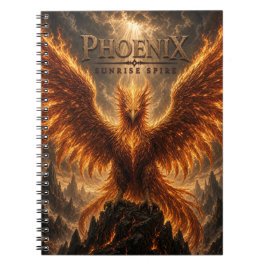 Phoenix Sunrise Spire Dark Cinema Notitieboek