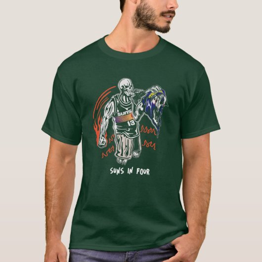 Phoenix Suns in vier T-shirt (Voorkant)