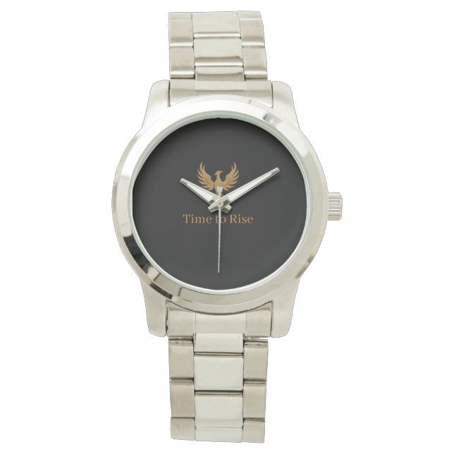 Phoenix Symbool Inspiratiehorloge Horloge (Voorkant)