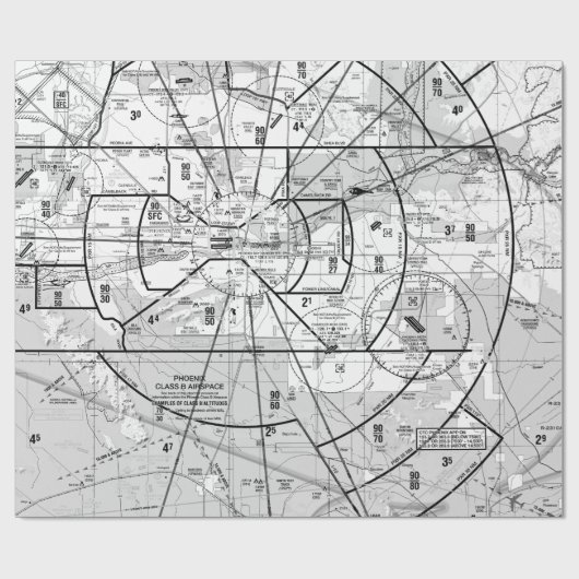 Phoenix TAC Chart Cadeaupapier (Vlak)