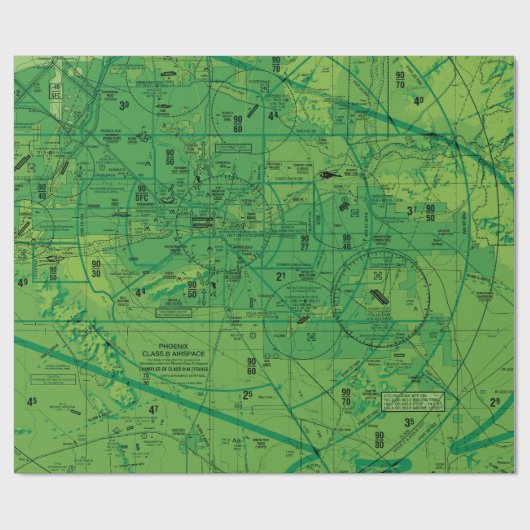 Phoenix TAC Chart Cadeaupapier (Vlak)