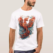 Phoenix Tattoo-geïnspireerd T-shirt ontwerp (Voorkant)