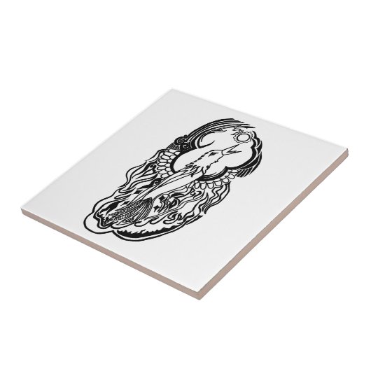 Phoenix Tattoo Tegeltje (Zijkant)