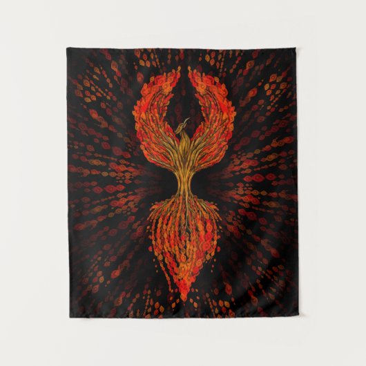 Phoenix Tree of Life Wandkleed (Voorkant)