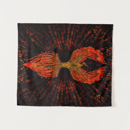 Phoenix Tree of Life Wandkleed (Voorkant (horizontaal))