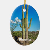 Phoenix, Tucson, Mesa, Scottsdale, Goodyear Keramisch Ornament (Voorkant)