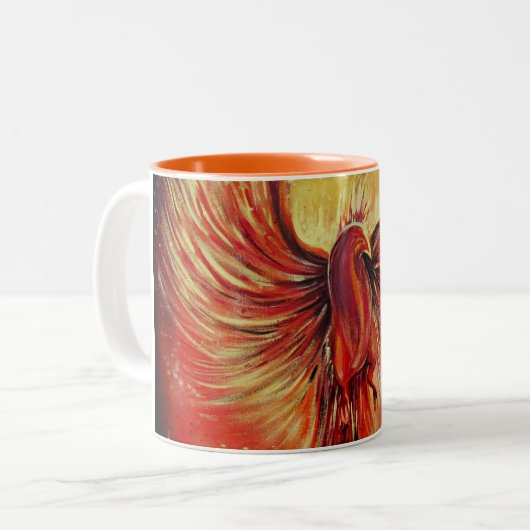 Phoenix Tweekleurige Koffiemok (Voorkant links)
