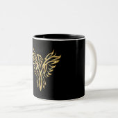 Phoenix Tweekleurige Koffiemok (Voorkant rechts)