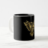 Phoenix Tweekleurige Koffiemok (Voorkant links)