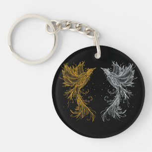 Phoenix Twins AcrylSleutelhanger Sleutelhanger