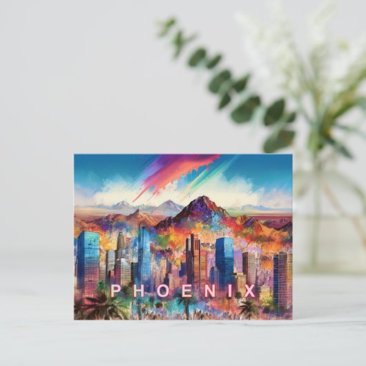 Phoenix Vallei van de zon Briefkaart (Staand voorkant)