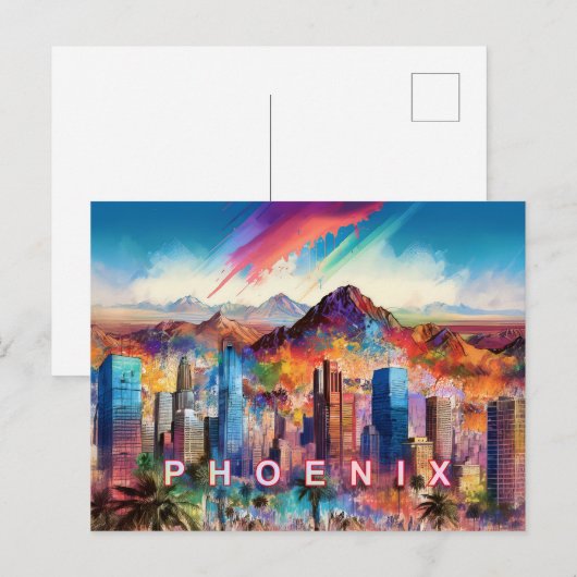 Phoenix Vallei van de zon Briefkaart (Voorkant / Achterkant)