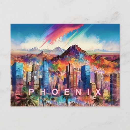 Phoenix Vallei van de zon Briefkaart (Voorkant)